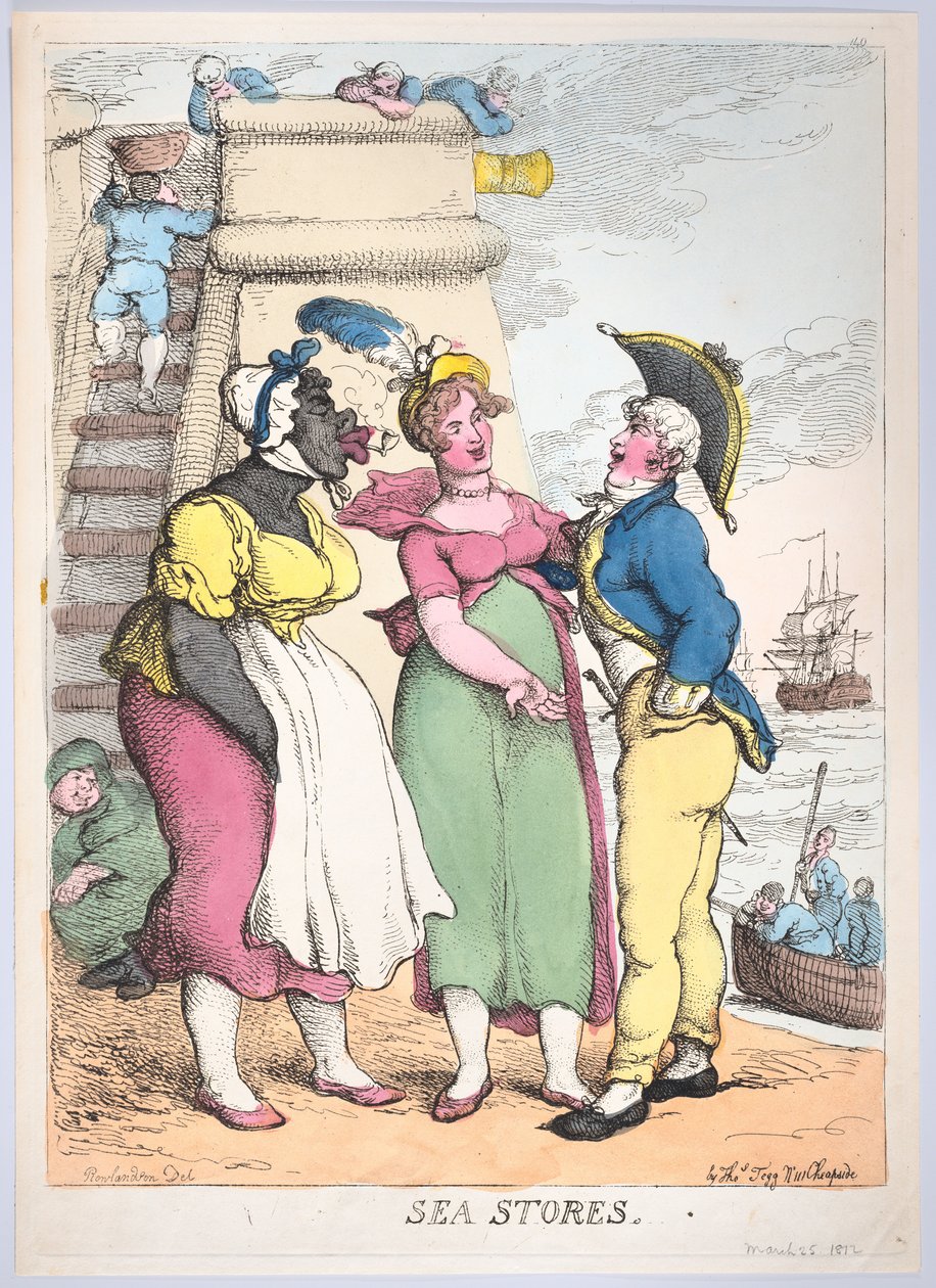 Zeevoorraden, 25 maart 1812 door Thomas Rowlandson