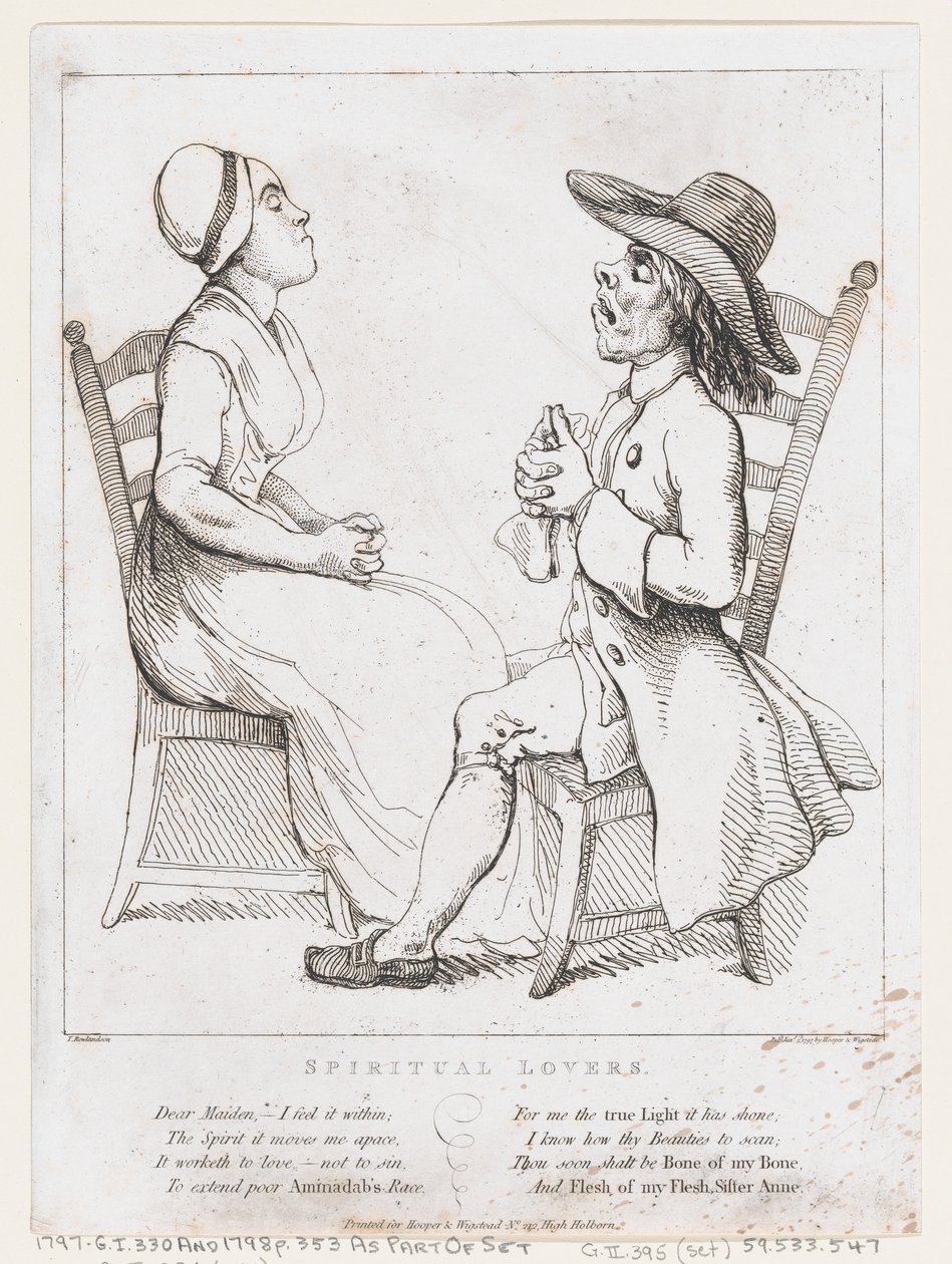Geestelijke Geliefden door Thomas Rowlandson