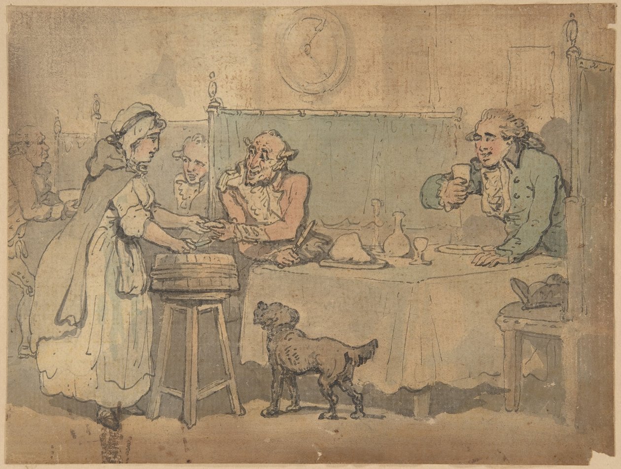 Tavernescène door Thomas Rowlandson