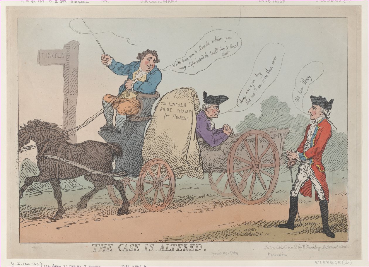 The Case Is Altered door Thomas Rowlandson