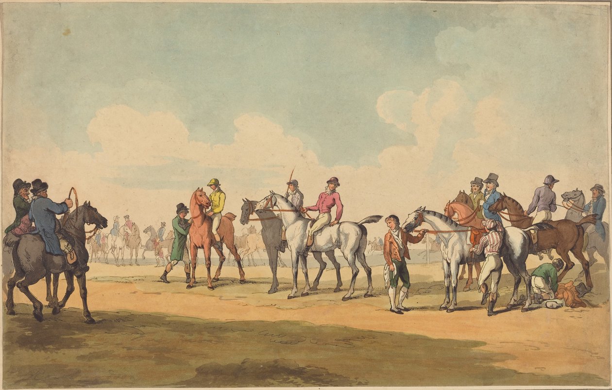De cursus door Thomas Rowlandson