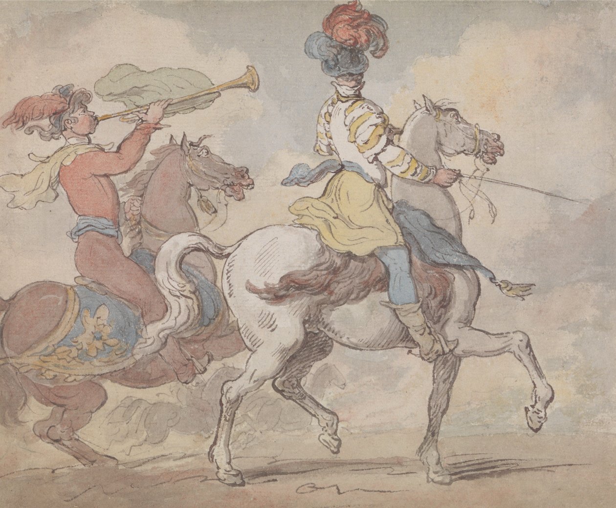 De Heralds door Thomas Rowlandson