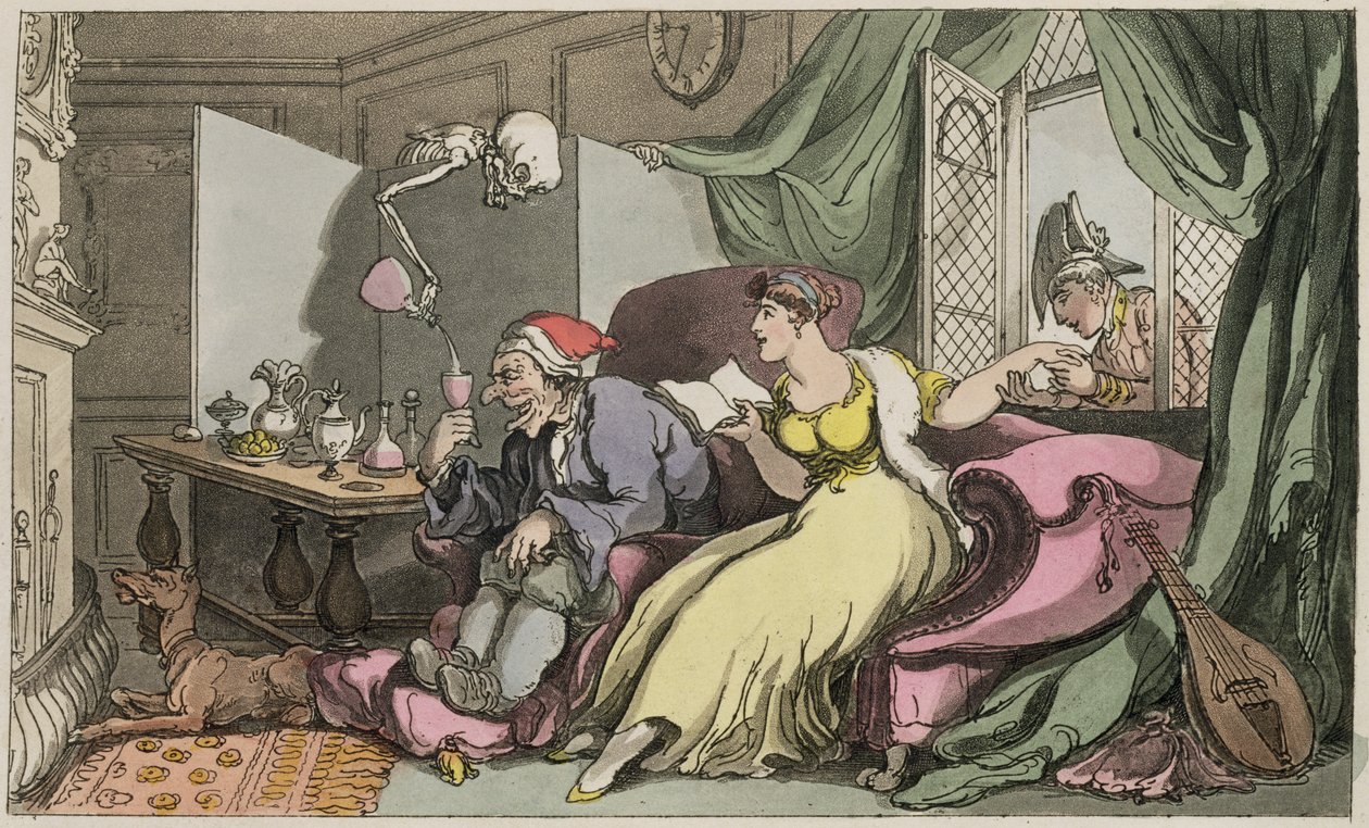 De huwelijksreis, illustratie uit 