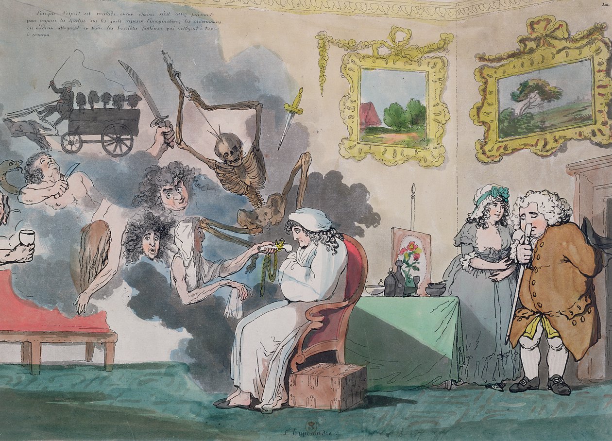 De Hypochonder door Thomas Rowlandson