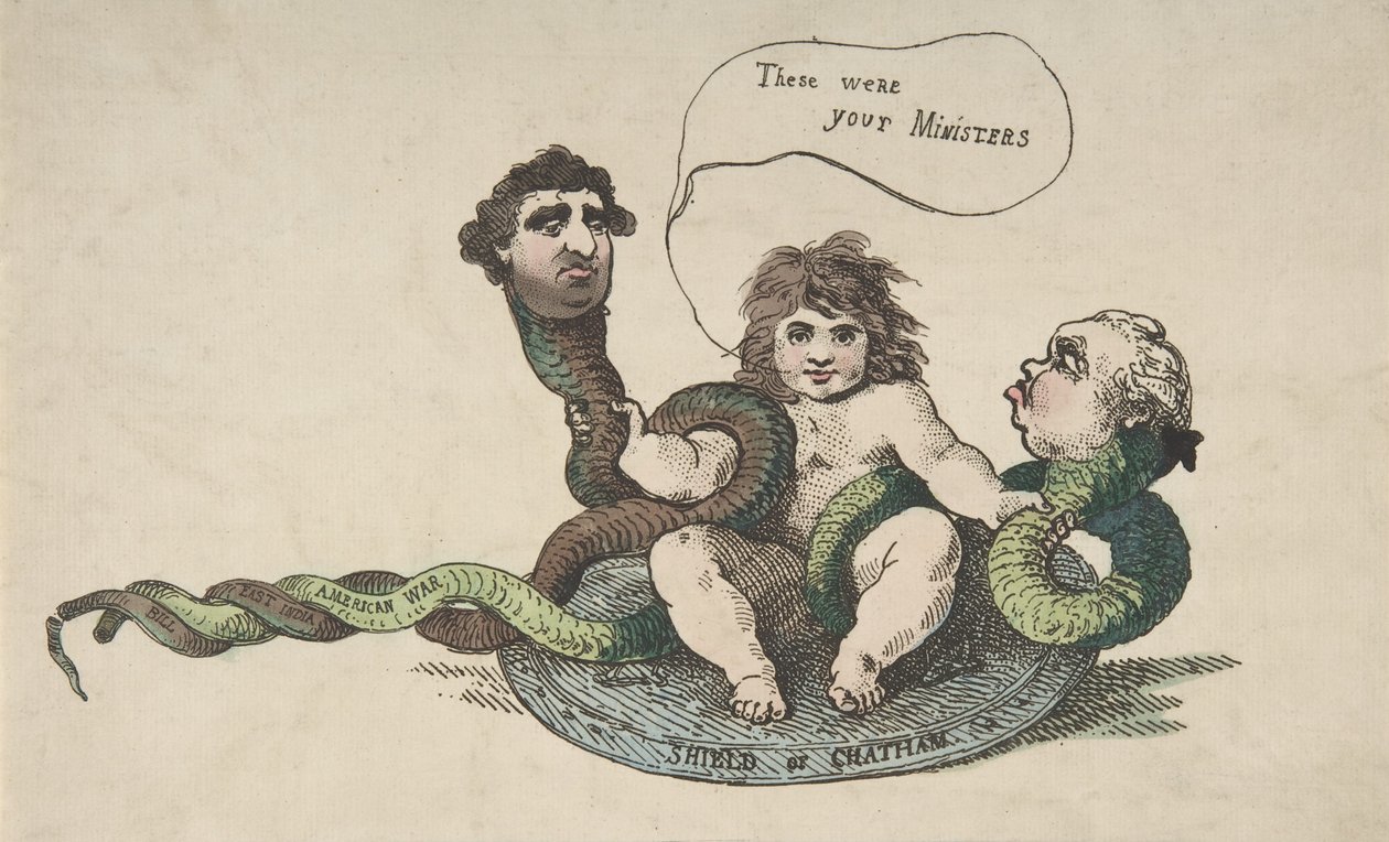 De Jonge Hercules, 3 februari 1784 door Thomas Rowlandson