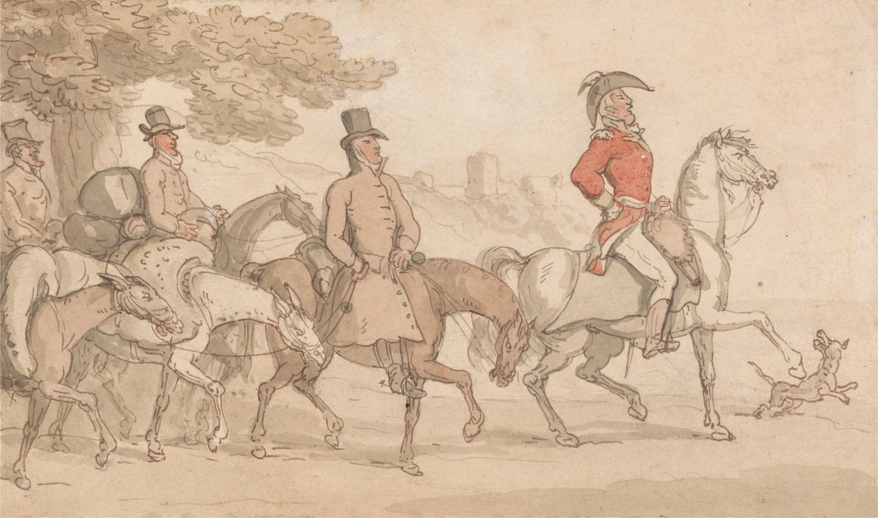De militaire avonturen van Johnny Newcome door Thomas Rowlandson