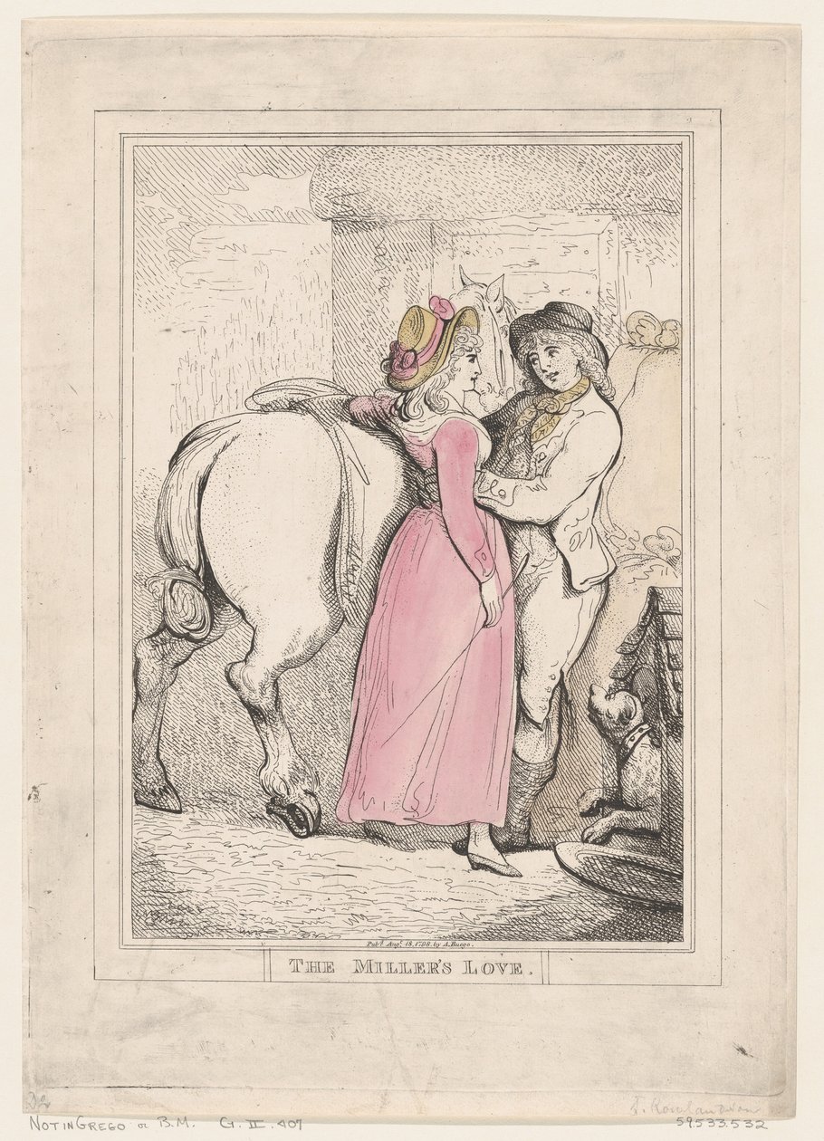 De Liefde van de Molenaar, 18 augustus 1798 door Thomas Rowlandson