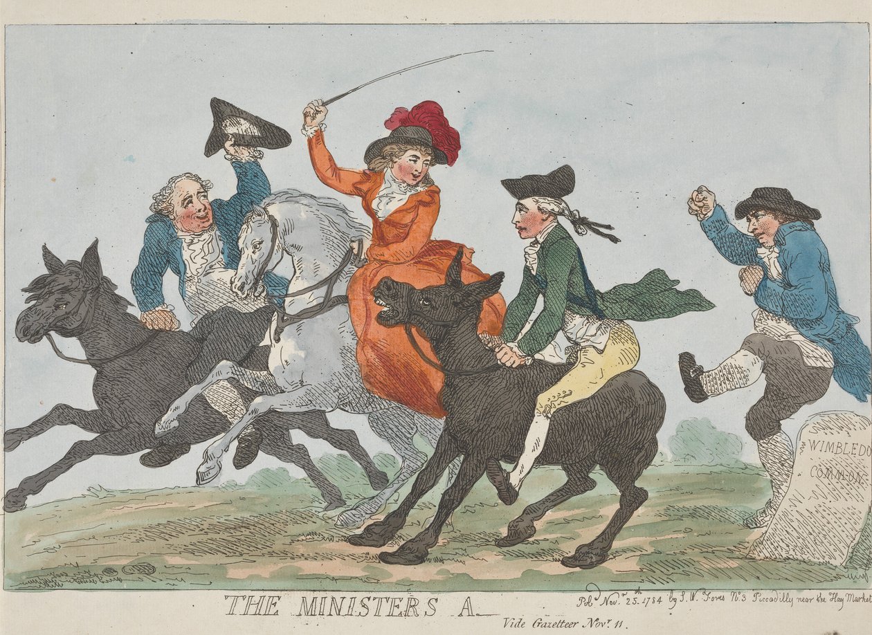 De kont van de minister – Zie Gazetteer – 11 november door Thomas Rowlandson