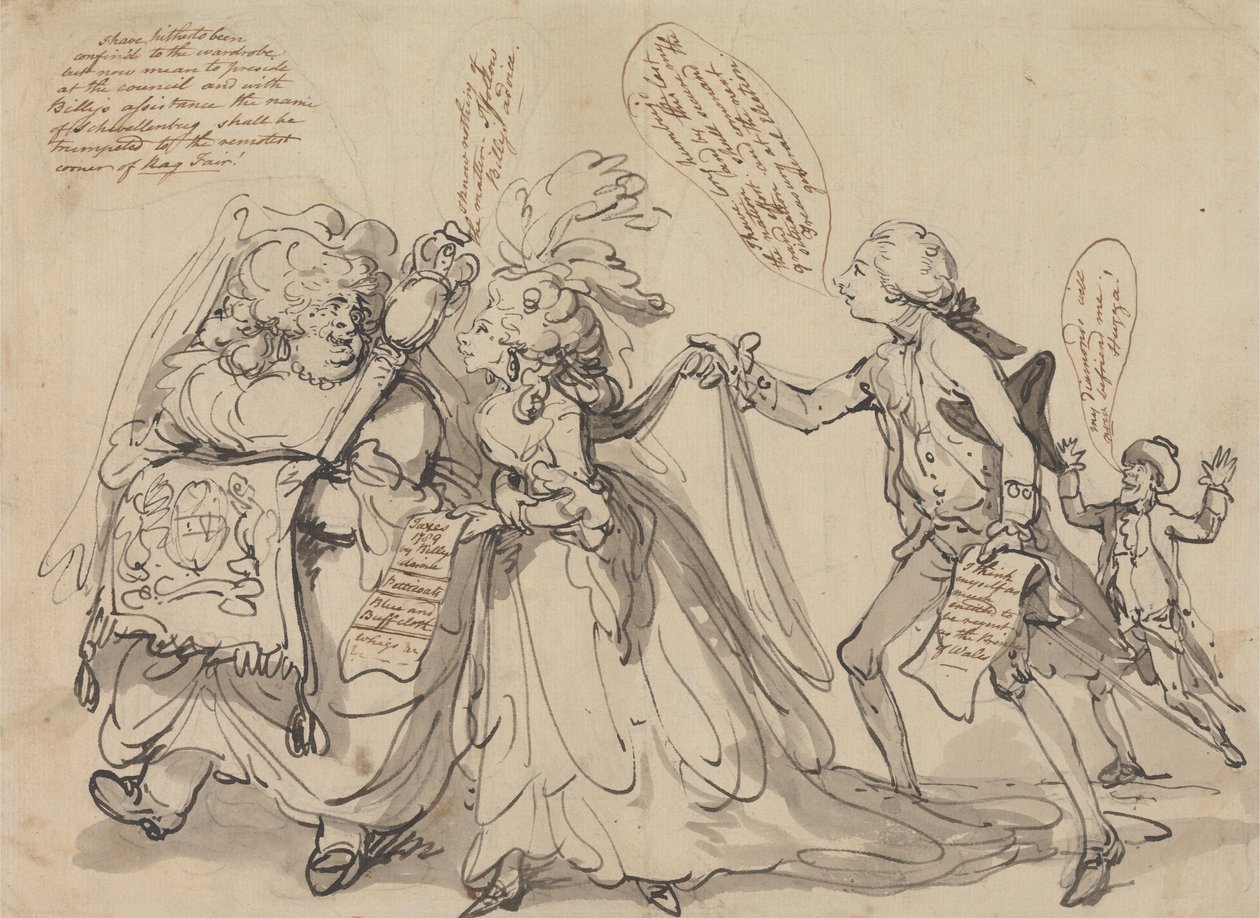 Het vooruitzicht dat voor ons ligt door Thomas Rowlandson