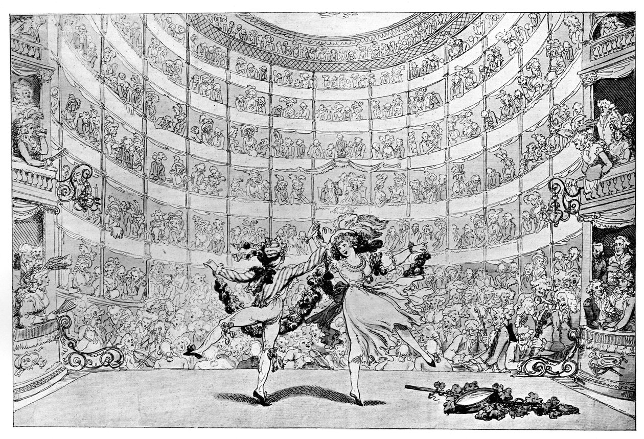 Het vooruitzicht voor ons, 1791 door Thomas Rowlandson