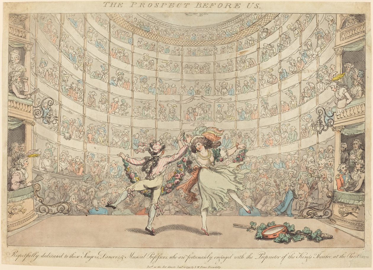 Het vooruitzicht voor ons, nr. 2 door Thomas Rowlandson