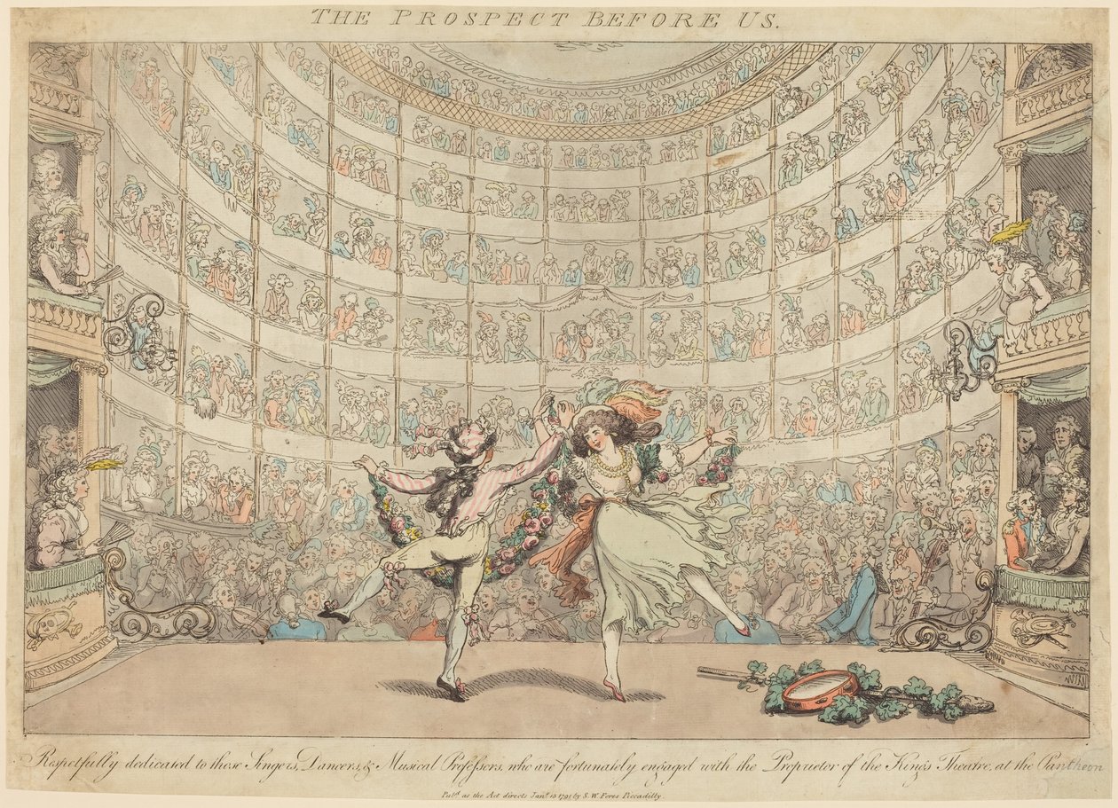 Het voor ons liggende vooruitzicht, nr. 2 door Thomas Rowlandson