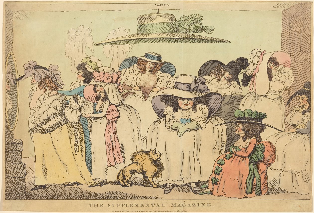 Het aanvullende tijdschrift door Thomas Rowlandson