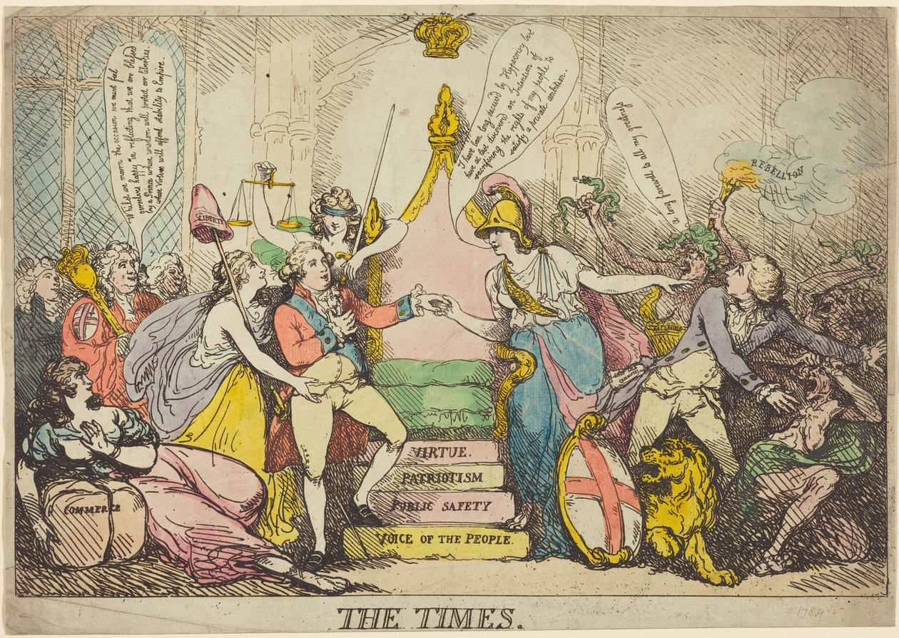 The Times door Thomas Rowlandson