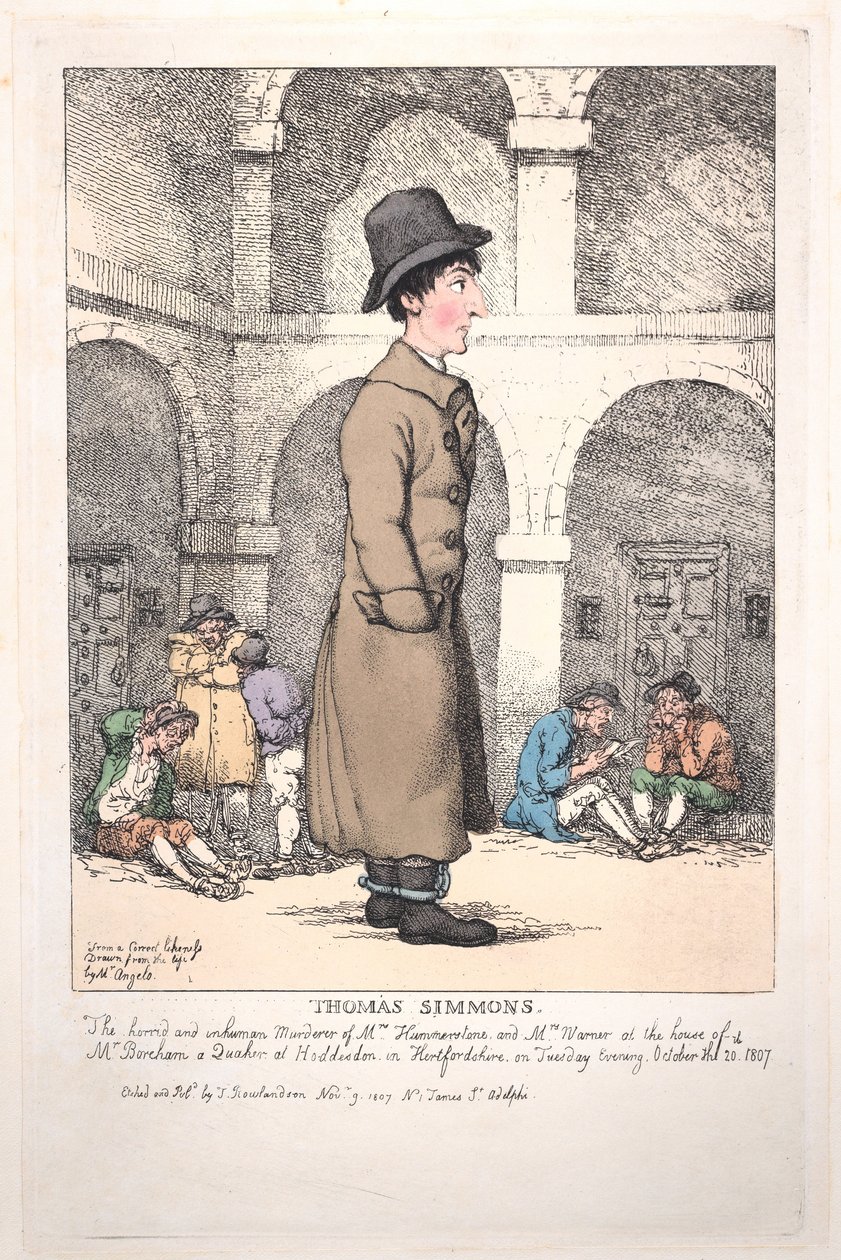 Thomas Simmons, 9 november 1807 door Thomas Rowlandson