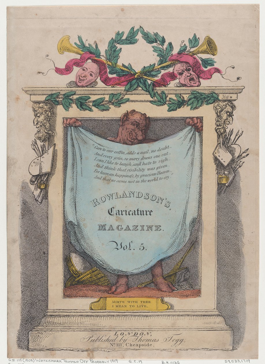 Titelpagina, Rowlandson