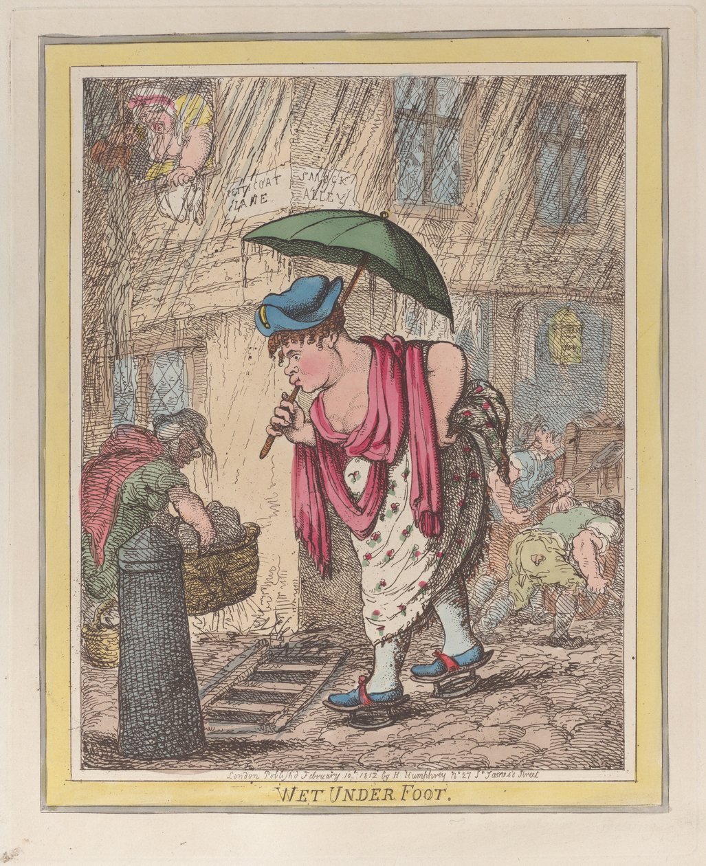Nat Onder de Voeten door Thomas Rowlandson