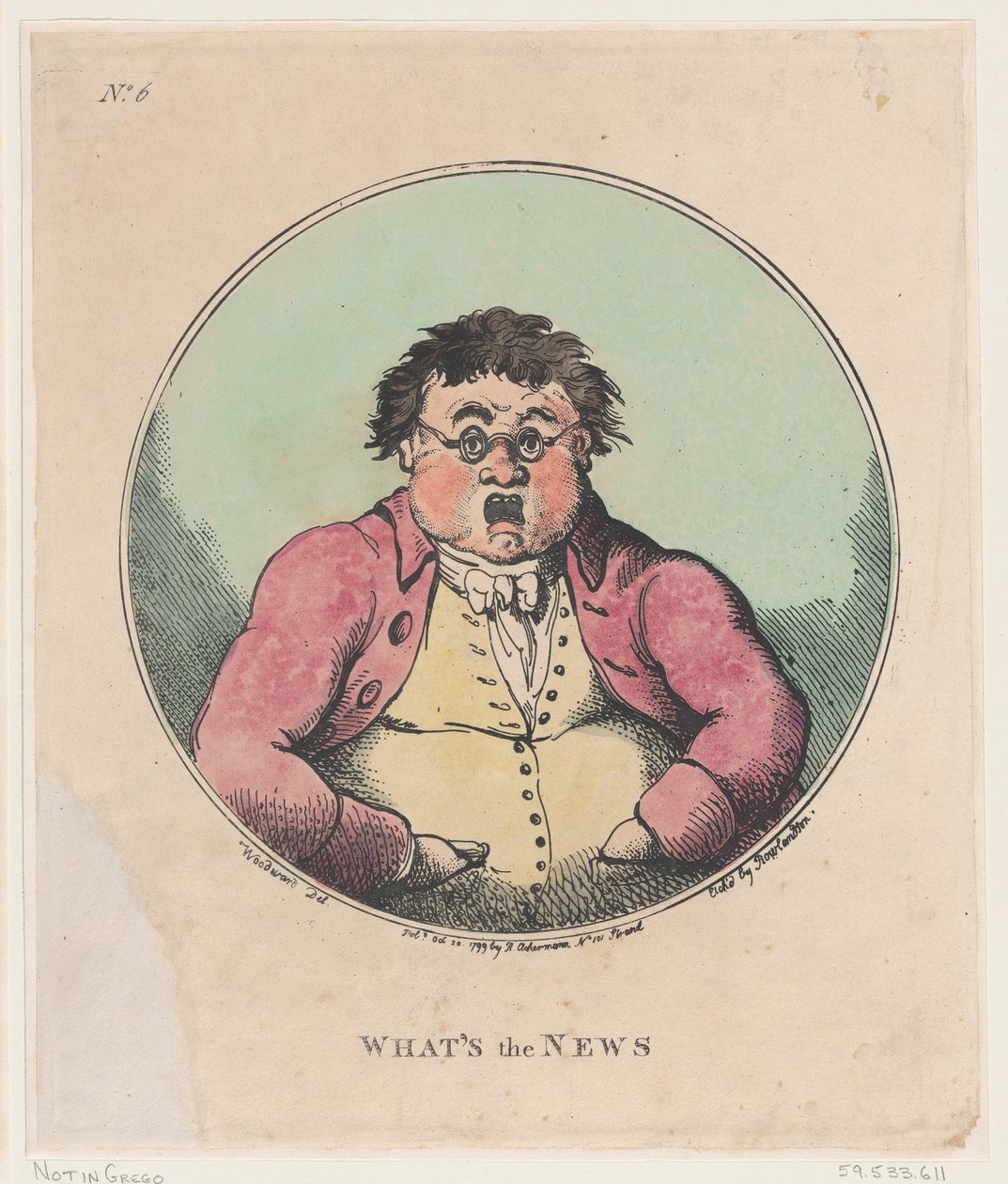 Wat is het nieuws door Thomas Rowlandson