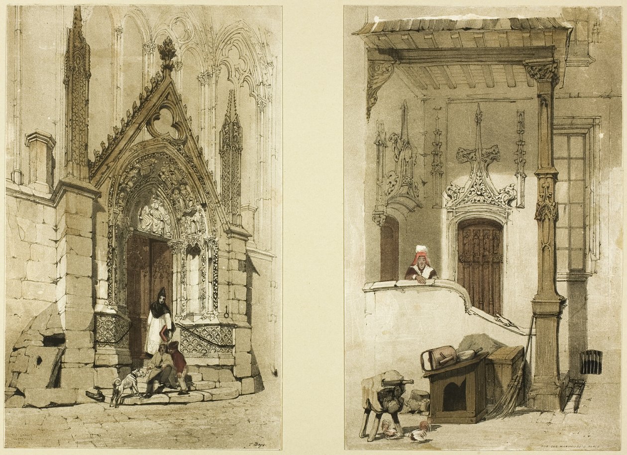 Porte Rouge, Notre Dame, Parijs door Thomas Shotter Boys