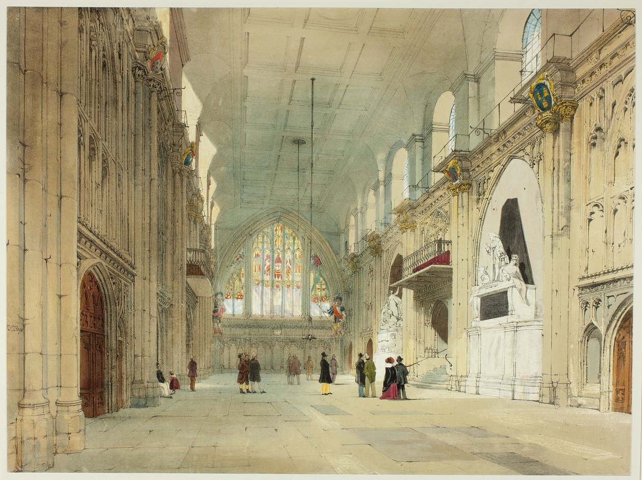 De Guildhall, plaat 25 uit Originele Zichten van Londen zoals het is door Thomas Shotter Boys