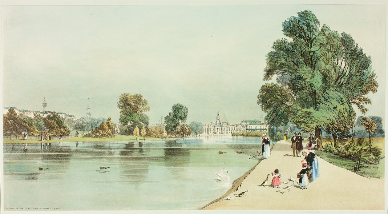 De Horseguards vanuit St. James