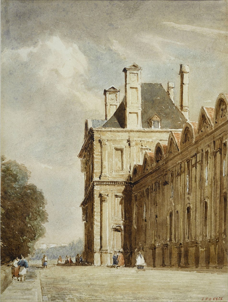 Het Pavillon de Flore, ca.1835 door Thomas Shotter Boys