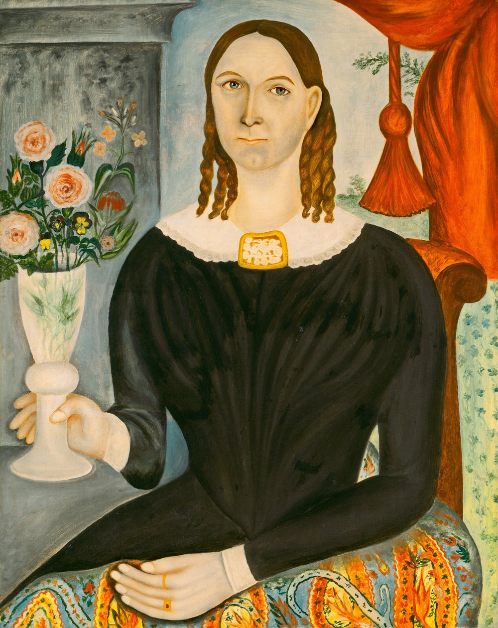 Eliza Welch Stone, ca. 1845 door Thomas Skynner