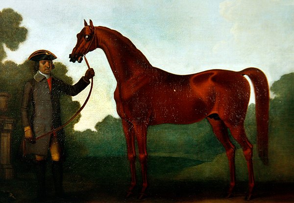 De Arabier van Mr. Charles Wilson met een stalknecht door Thomas Spencer
