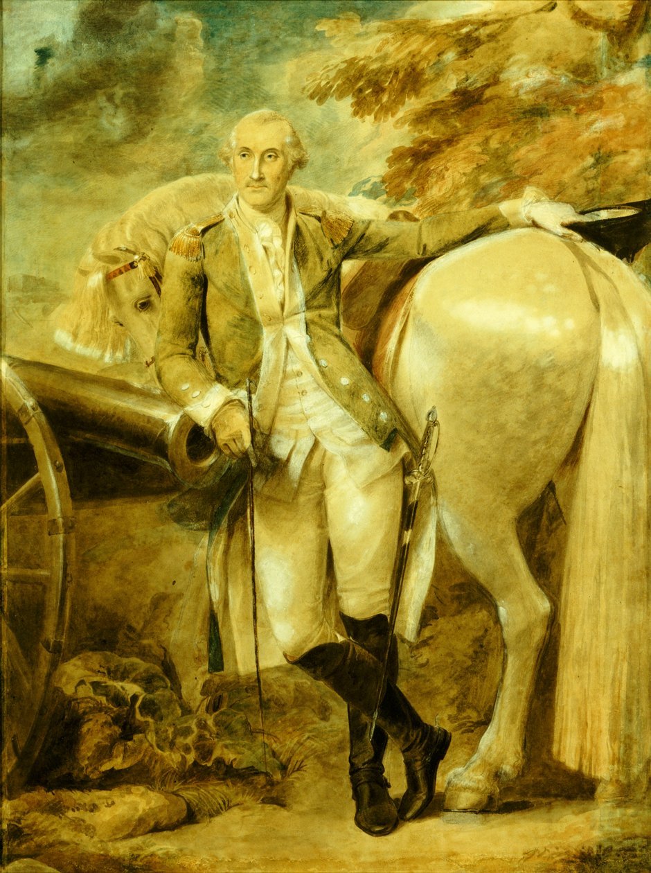 Generaal Nathaniel Green, c.1785 door Thomas Stothard