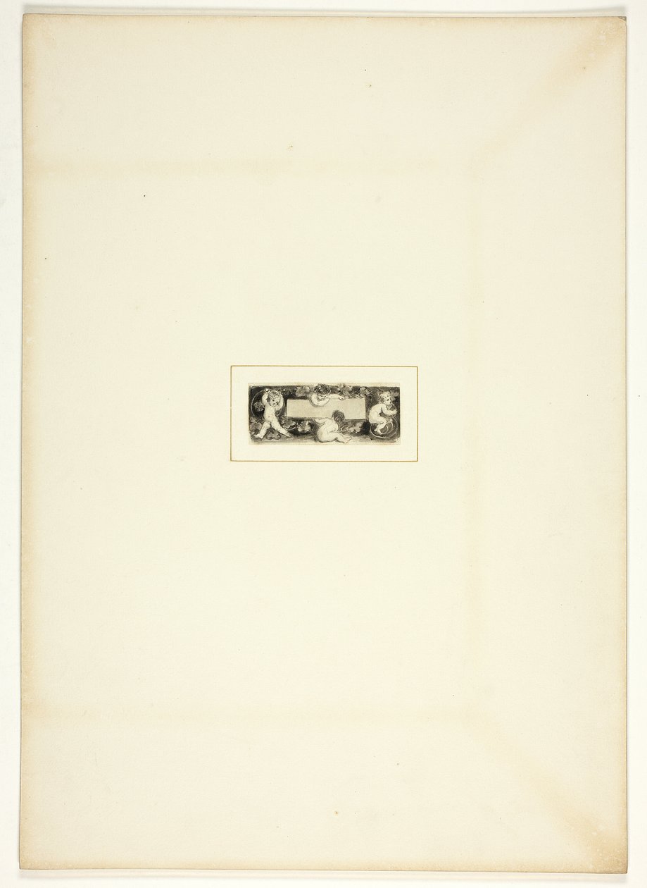 Studie voor een plaat uit De Triomfen van Temperament, in het 1796 Royal Engagements Pocket Book door Thomas Stothard