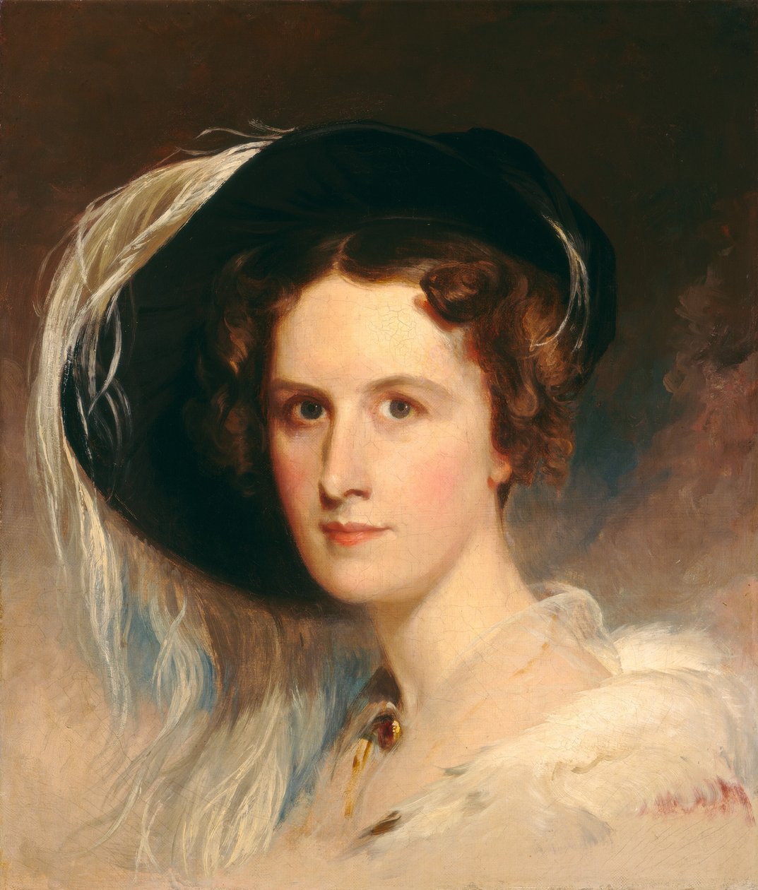 Ann Biddle Hopkinson (Mevrouw Francis Hopkinson) door Thomas Sully