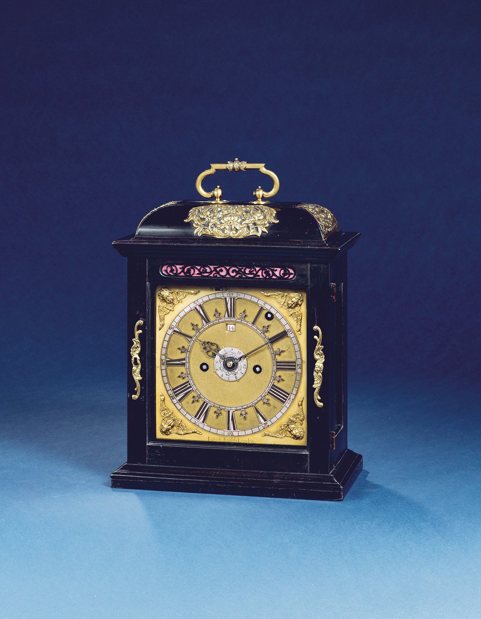 Queen Anne gemonteerde slagwerk bracket klok met trek kwartier herhaling, nr. 376, ca. 1705 door Thomas Tompion