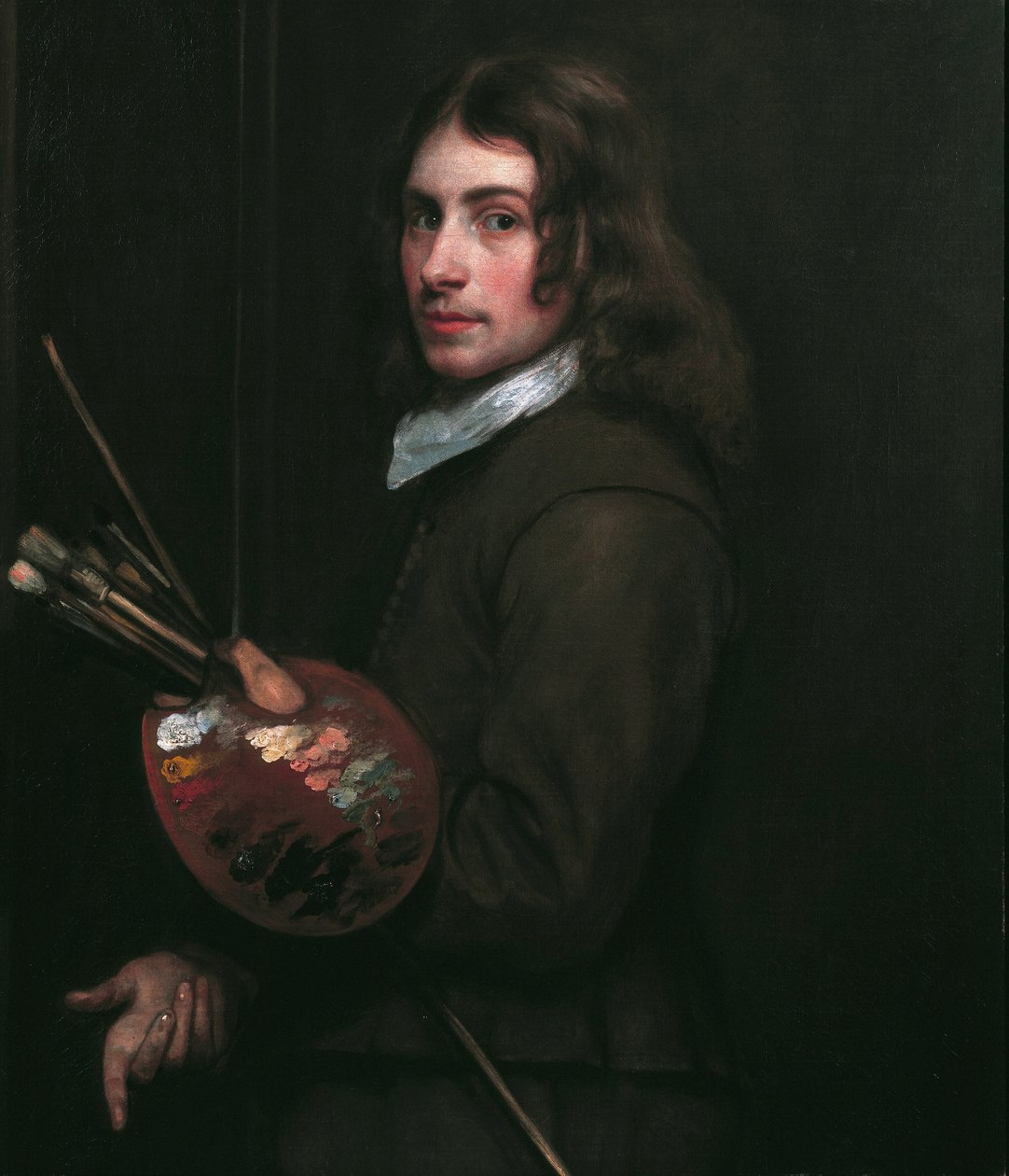 Self portrait of Thomas Willeboirts Bosschaert (-1654) door Thomas Willeboirts Bosschaert