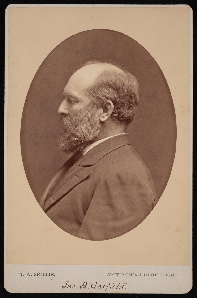 Portret van James Abram Garfield door Thomas William Smillie