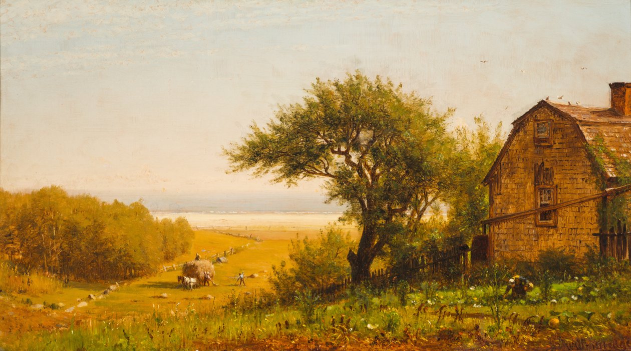 Een Huis aan Zee door Thomas Worthington Whittredge