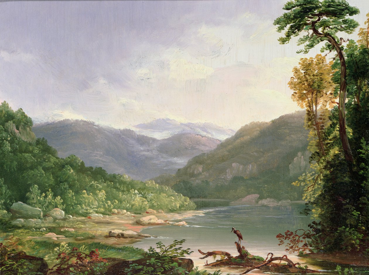 Kentucky River, nabij Dic River door Thomas Worthington Whittredge