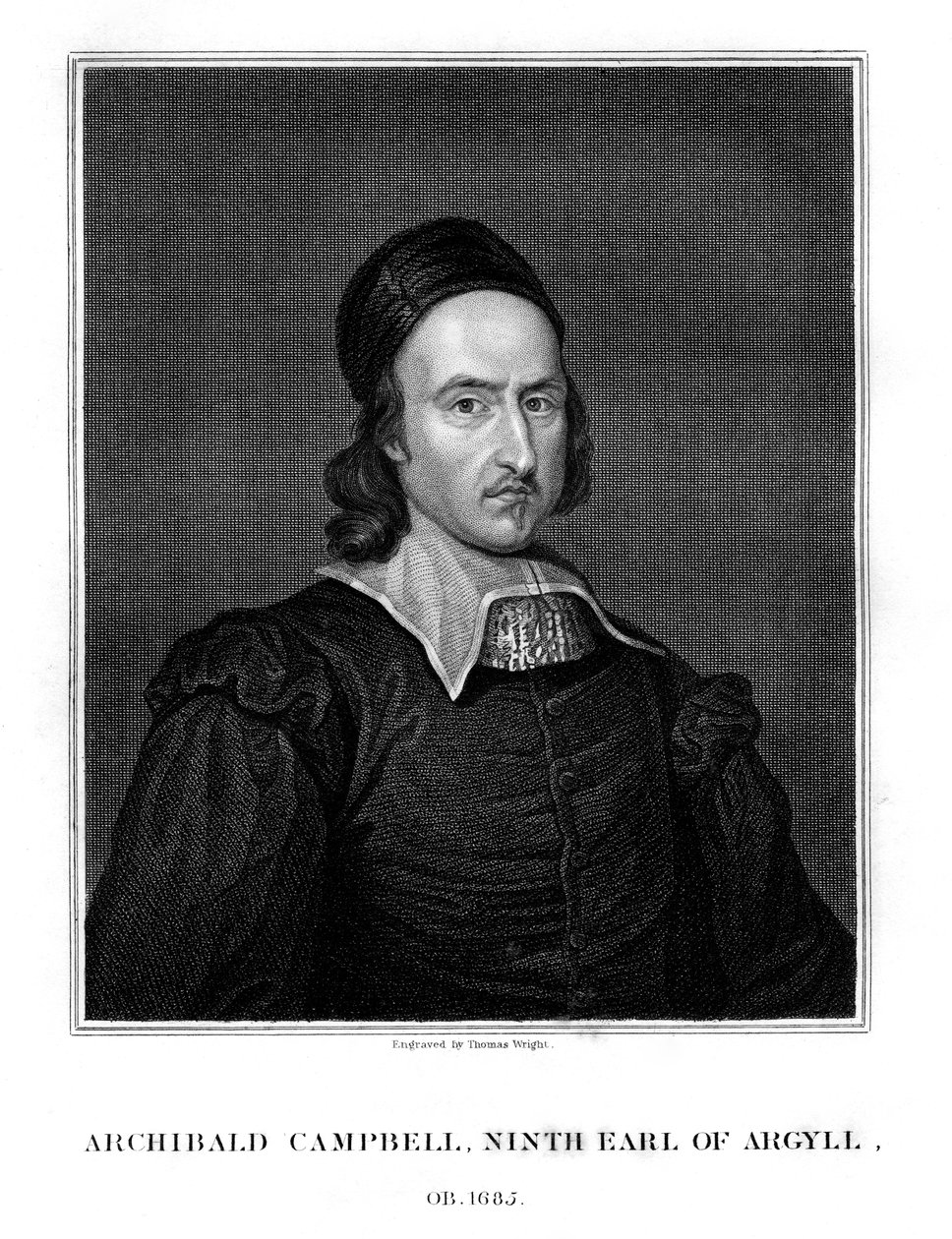 Archibald Campbell, 9e Graaf van Argyll, staatsman, 1828 door Thomas Wright