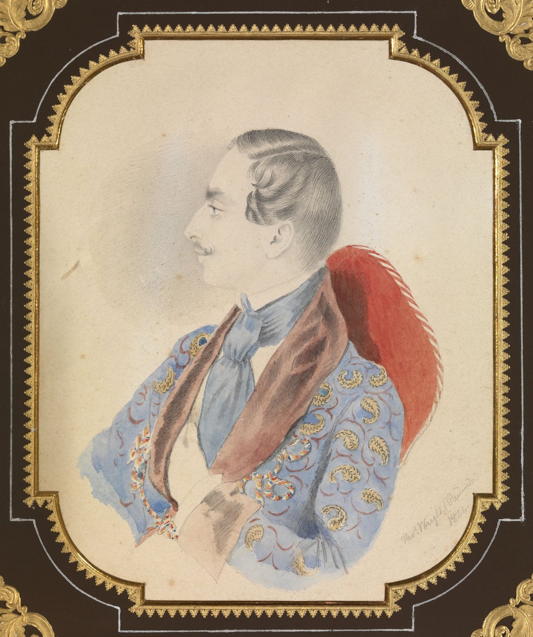 Portret van Ilya Mikhaylovich Miklashevsky door Thomas Wright
