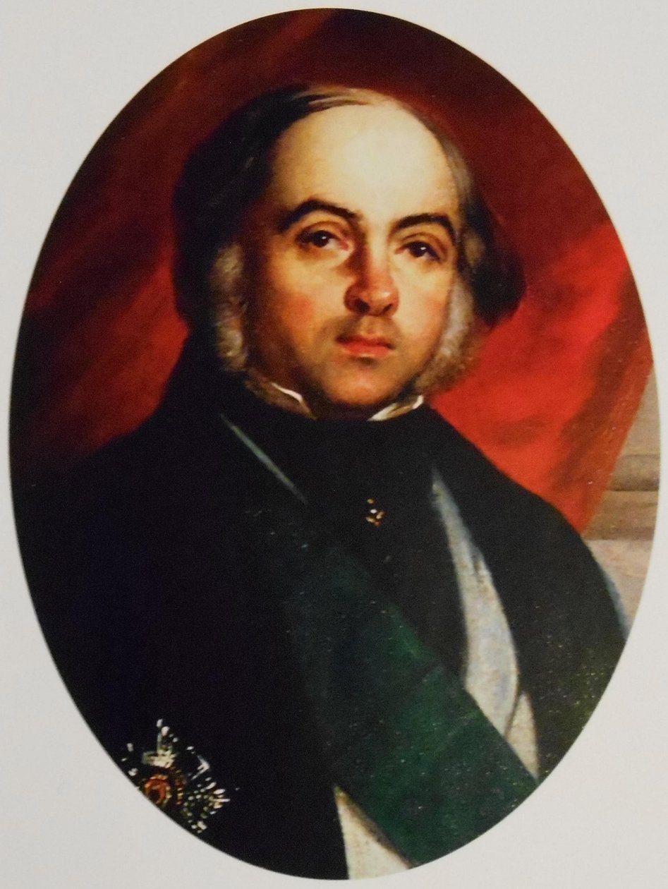 Portret van James Bruce, Lord Elgin door Théophile Hamel