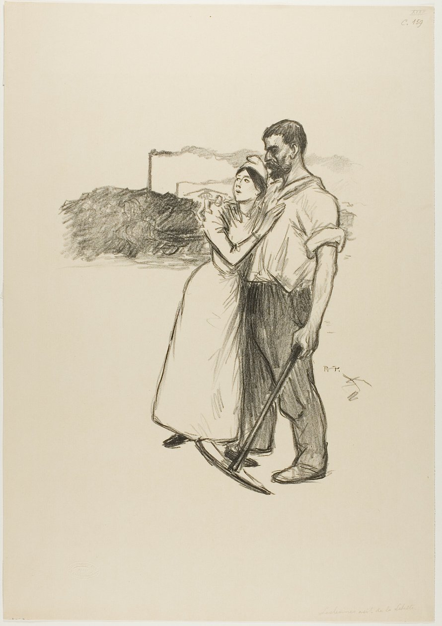 De laatste schuilplaats van vrijheid door Théophile Alexandre Pierre Steinlen