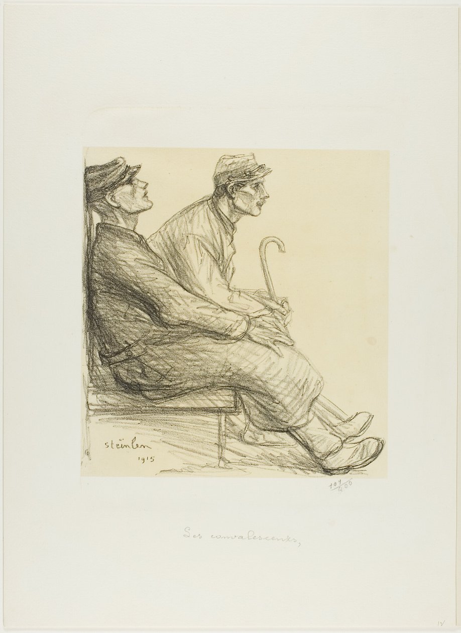De herstellers door Théophile Alexandre Pierre Steinlen