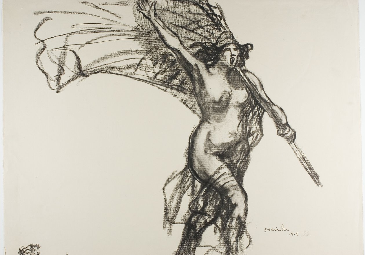 De Republiek roept ons..., plaat vijftien uit Actualités door Théophile Alexandre Pierre Steinlen