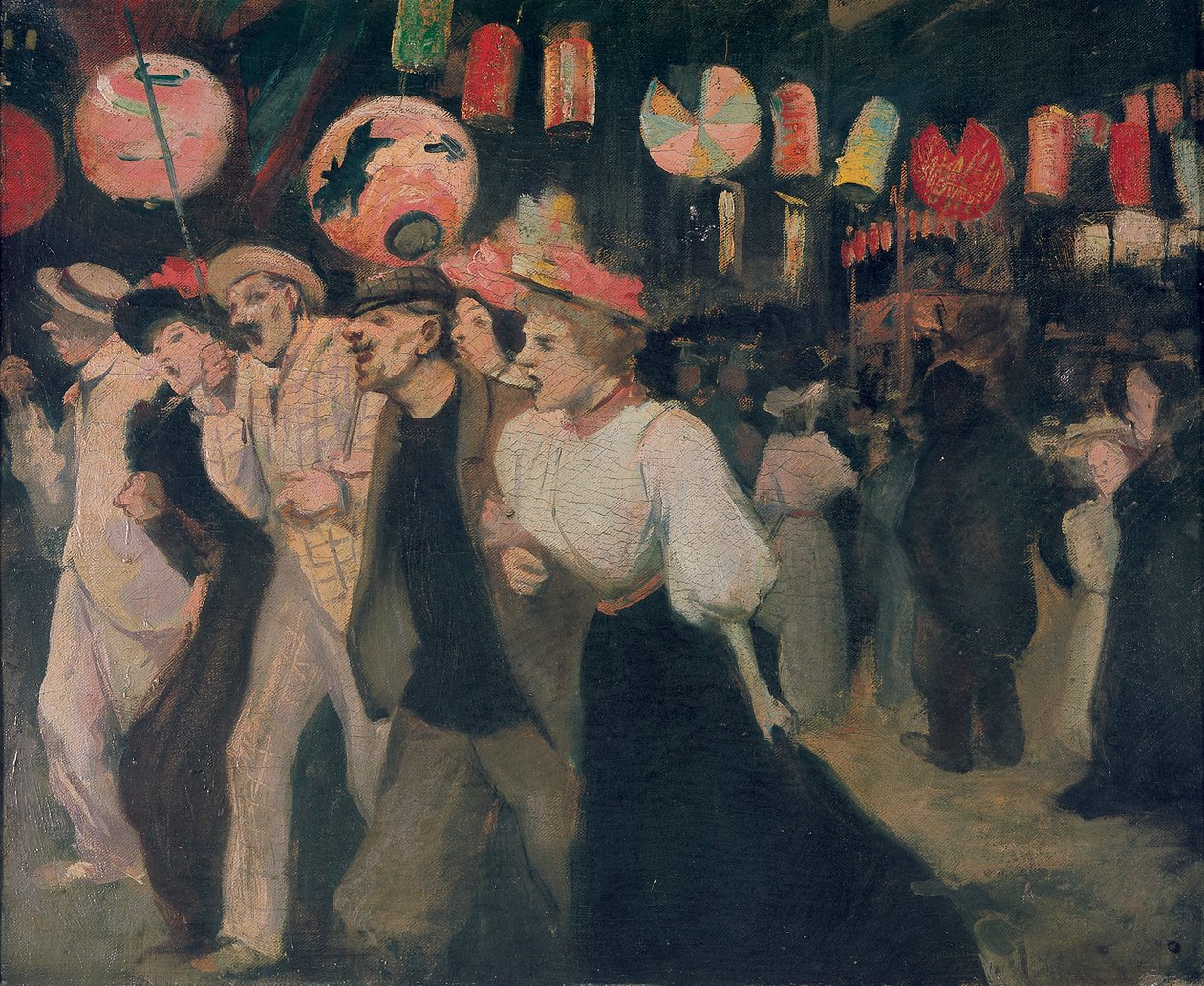 14 juli 1895 in Montmartre door Théophile Alexandre Steinlen