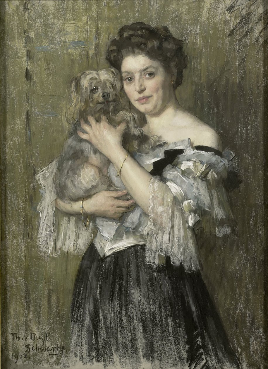 Maria Catharina Josephine Jordan (1866-1948). Echtgenote van de schilder George Hendrik Breitner door Thérèse Schwartze