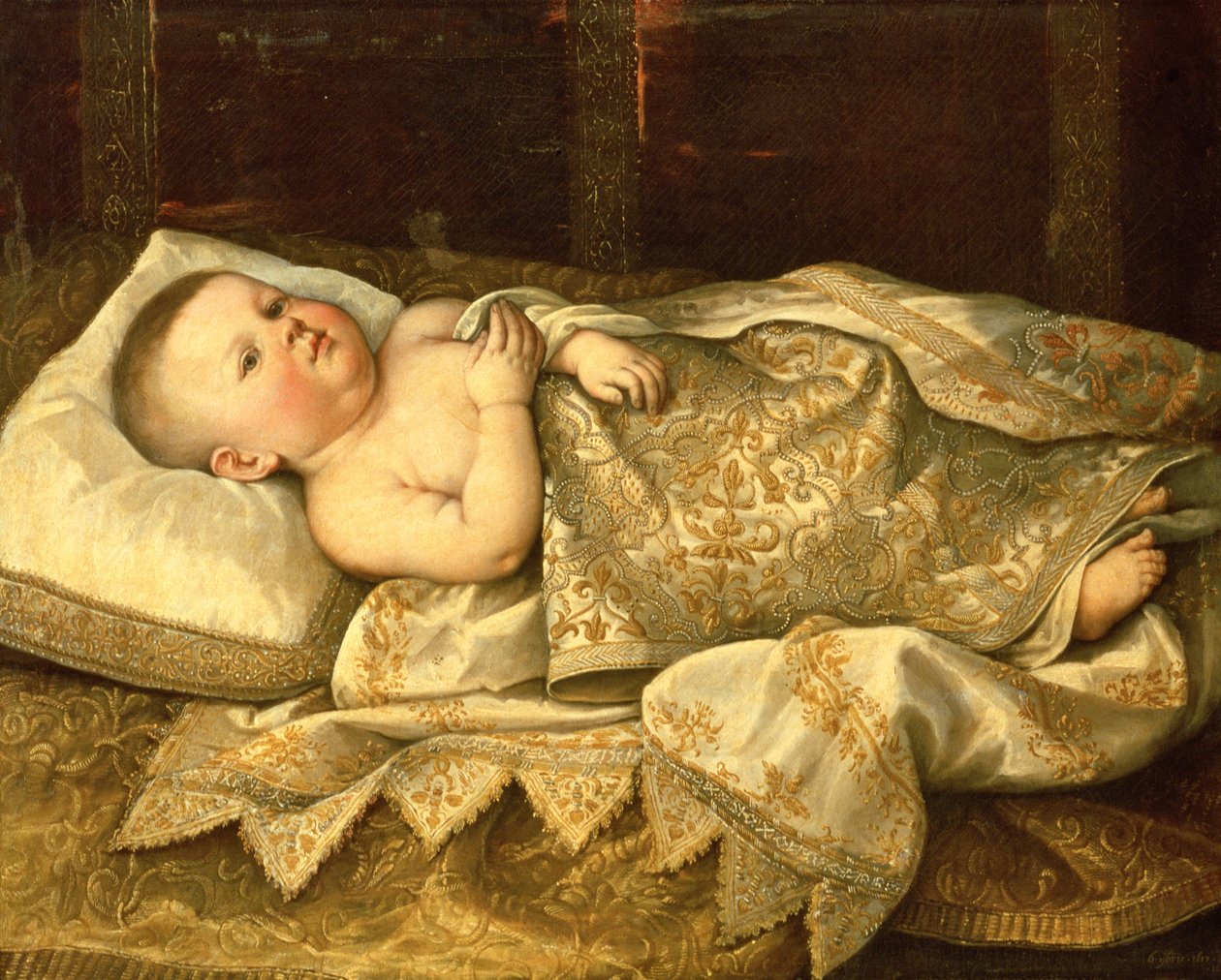 Portret van Prins Leopold de Medici als Baby door Tiberio di Tito