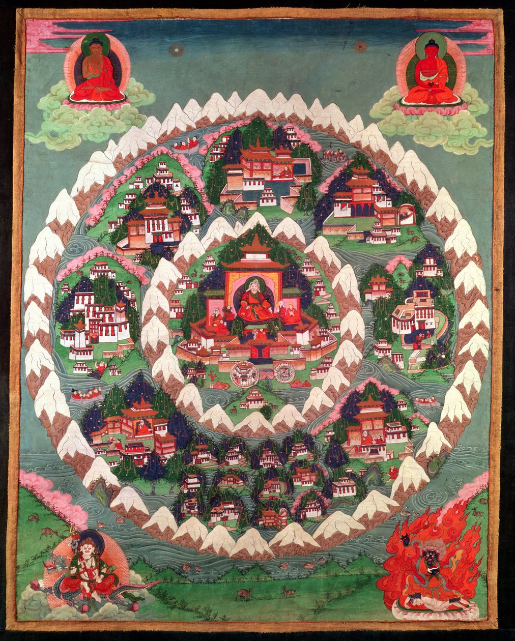 Het paradijs van Shambhala door Tibetan School
