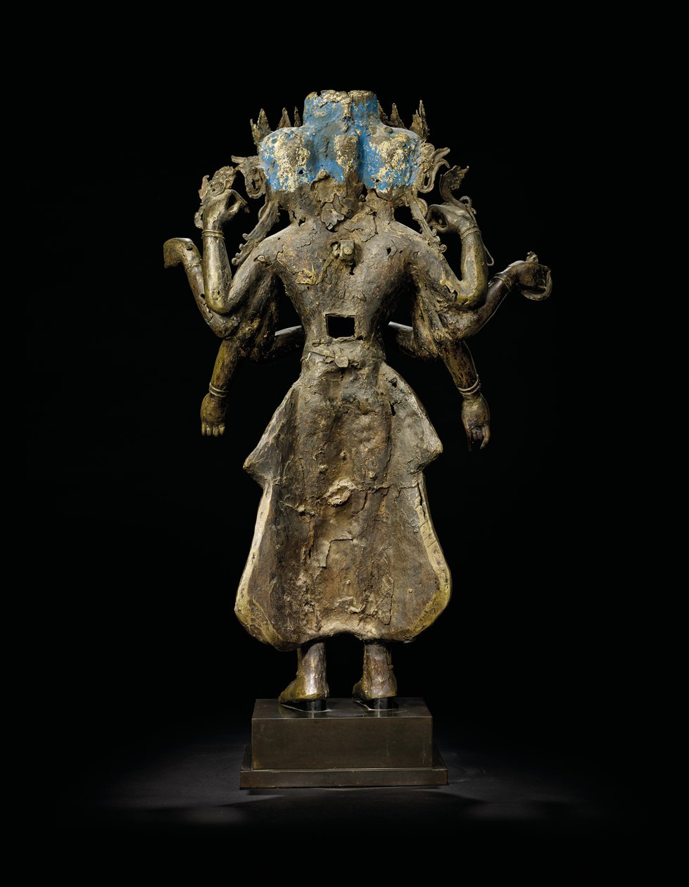 Ekadashalokeshvara-beeld door Tibetan School