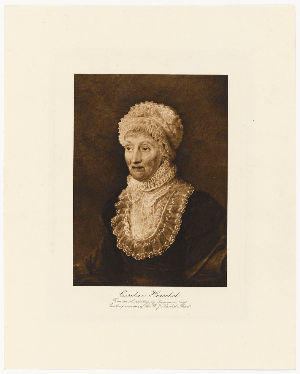 Caroline Herschel door Tielemann Tielemann