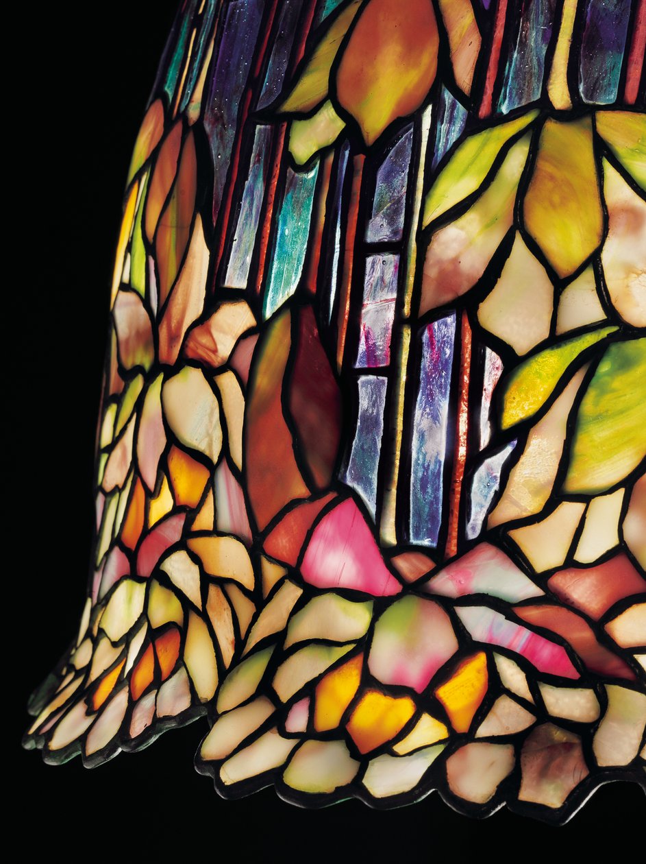 Een "Pond Lily" tafellamp, c.1903 door Tiffany Studios