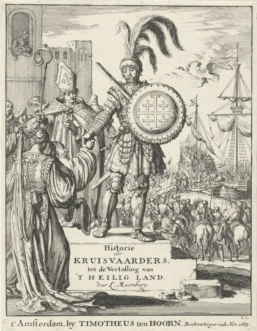 Ridder met het wapen van Jeruzalem uit: Historie der kruisvaarders, tot de verlossing van